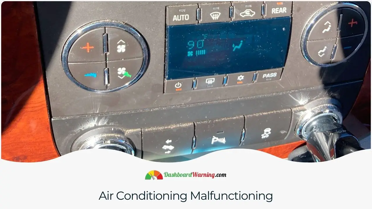 Description of frequent air conditioning issues in the Chevrolet Suburban.
