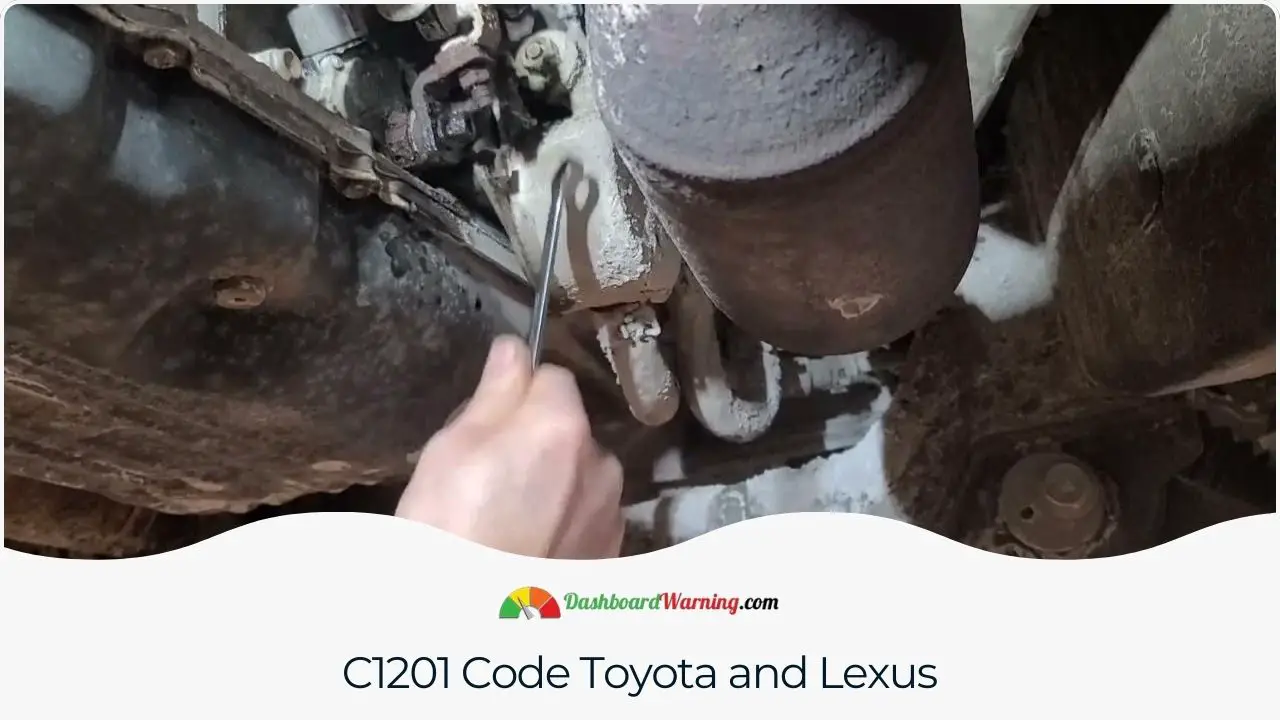 C1201 Code Toyota and Lexus | How Do I Fix?