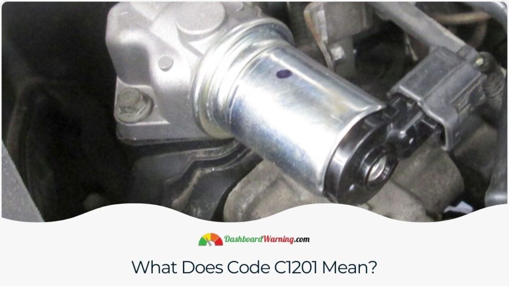 C1201 Code Toyota and Lexus Solutions and Causes