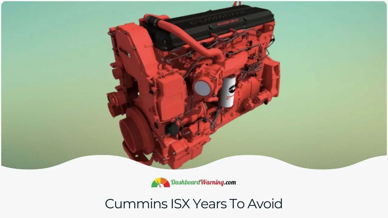 Cummins ISX Years To Avoid and Why