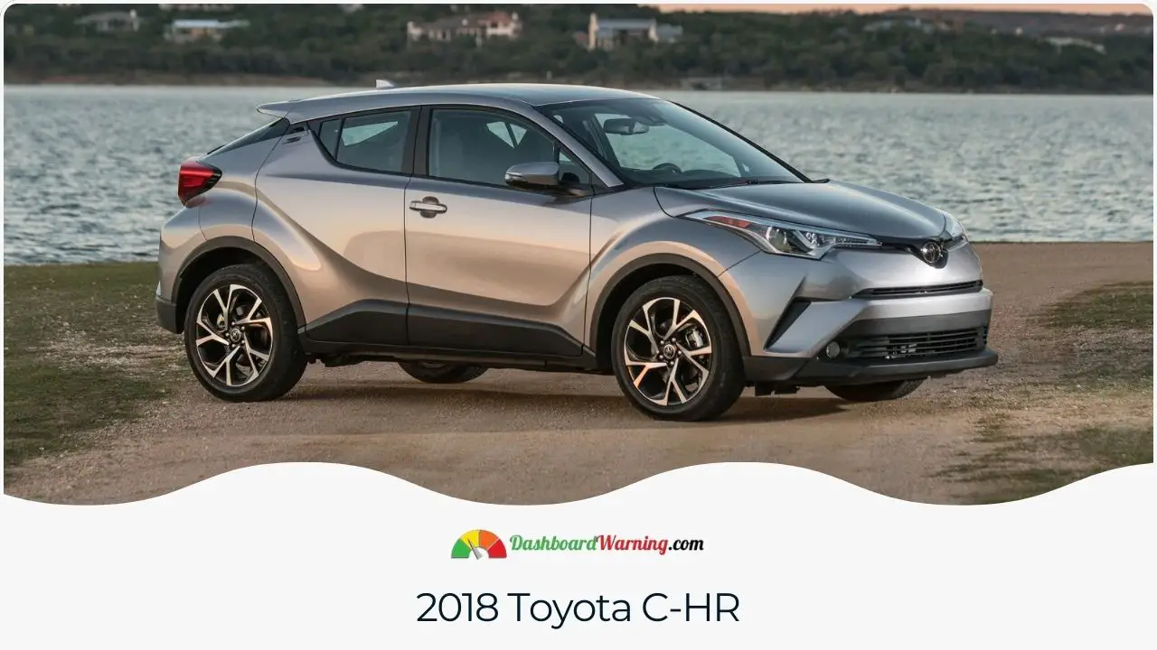 A detailed article showing frequent mechanical problems reported in the 2018 Toyota C-HR.