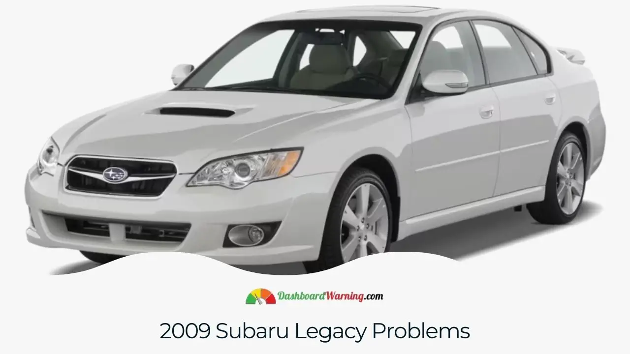 An image illustrating common mechanical issues of the 2009 Subaru Legacy.