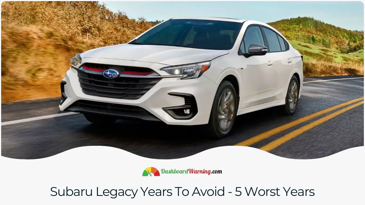 Subaru Legacy Years To Avoid - 5 Worst Years