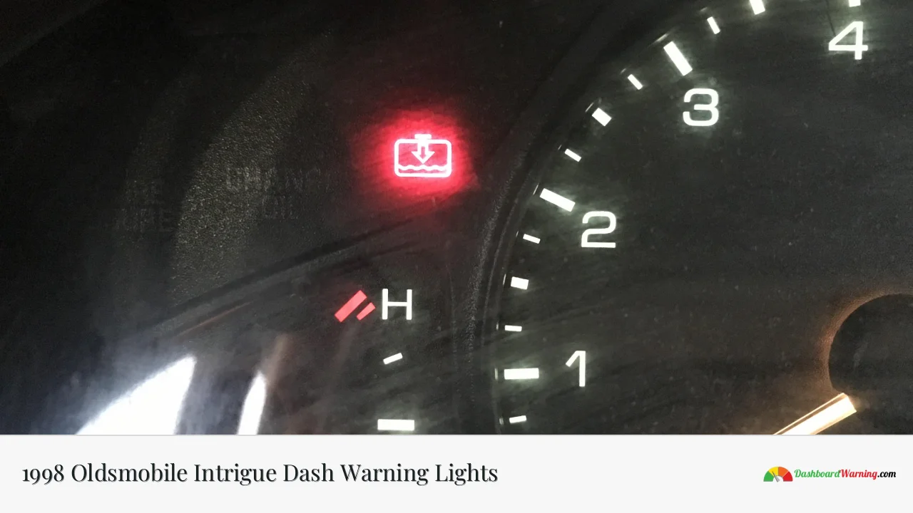 1998 Oldsmobile Intrigue Dash Warning Lights