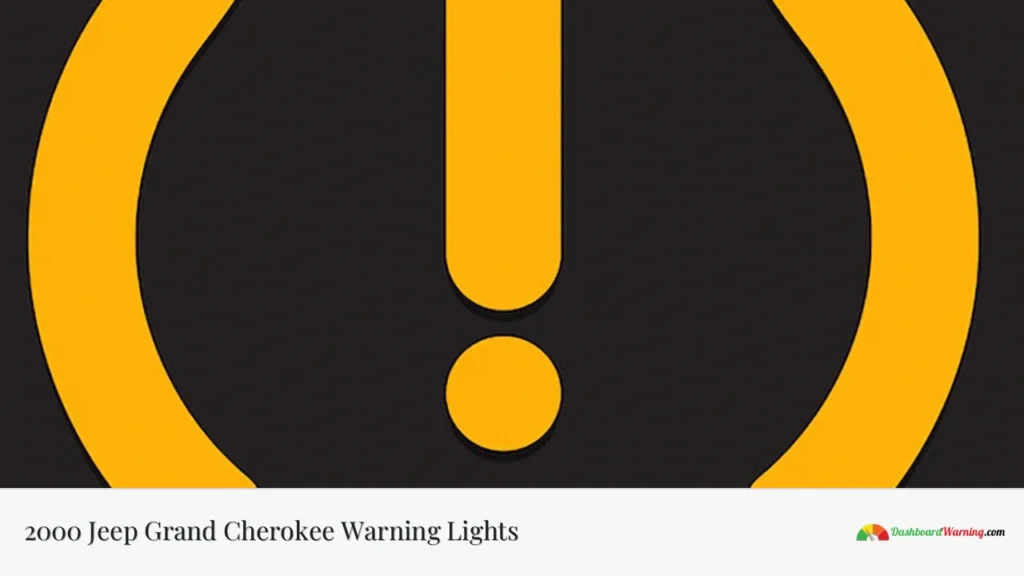 2000 Jeep Grand Cherokee Warning Lights