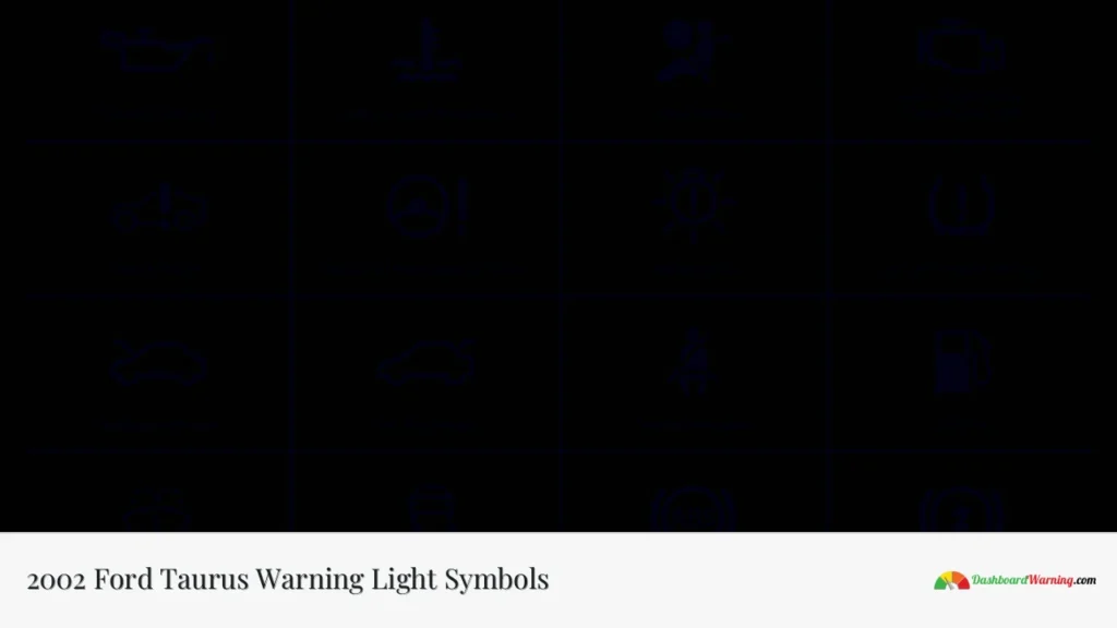 2002 Ford Taurus Warning Light Symbols