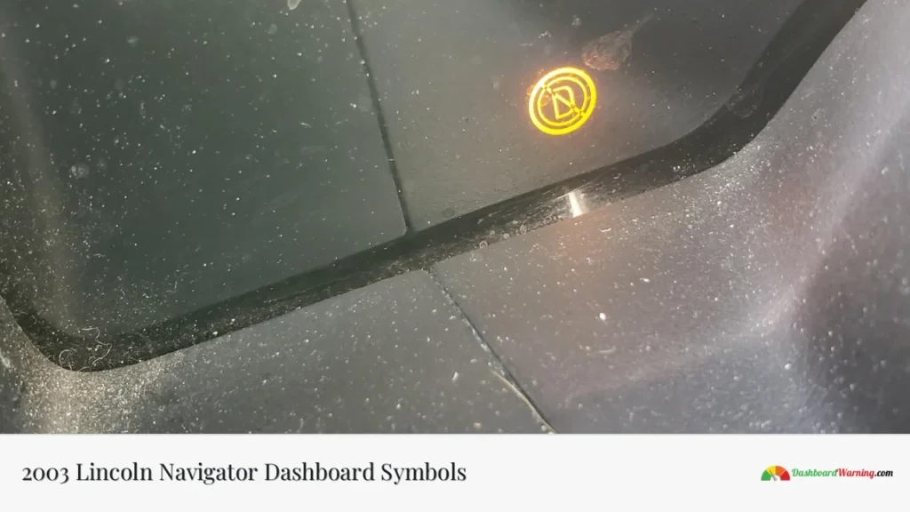 2003 Lincoln Navigator Dashboard Symbols