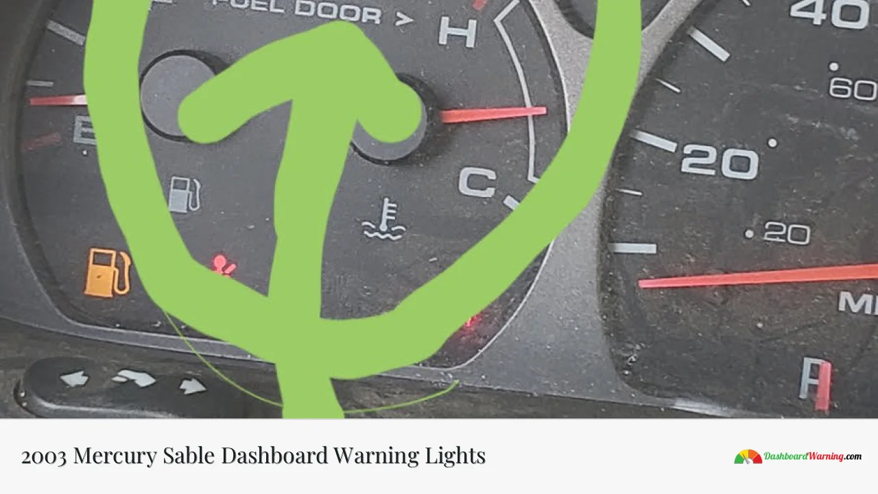 2003 Mercury Sable Dashboard Warning Lights