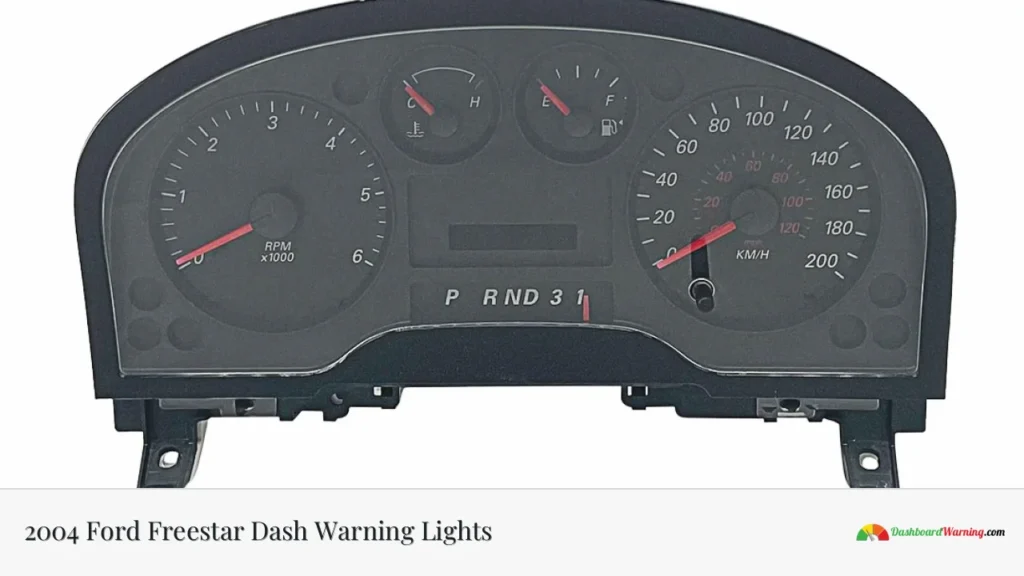 2004 Ford Freestar Dash Warning Lights