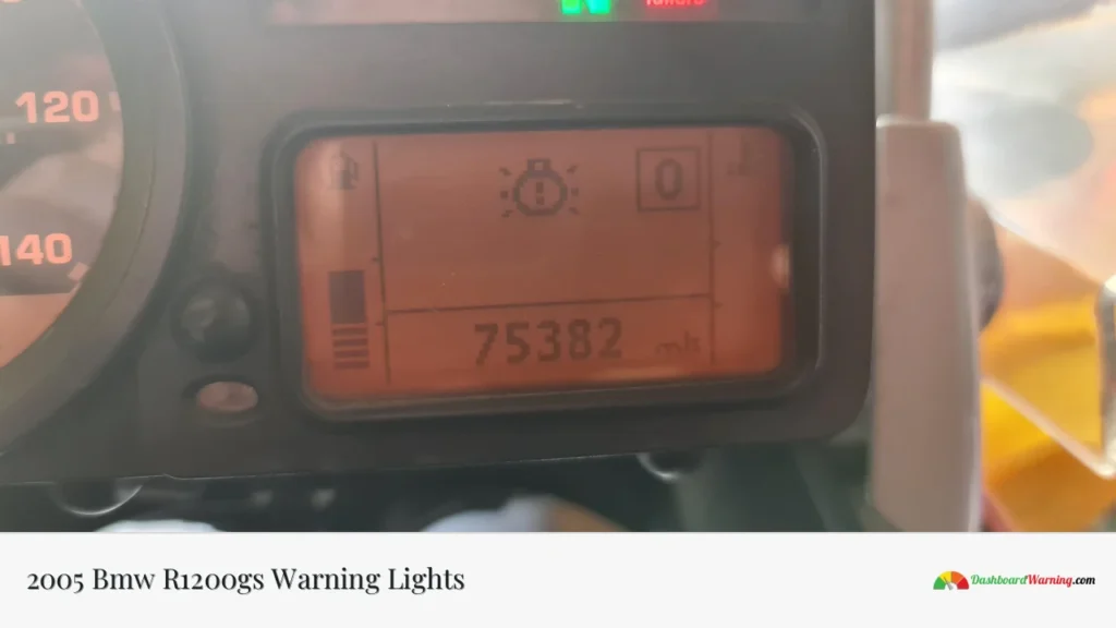 2005 Bmw R1200gs Warning Lights