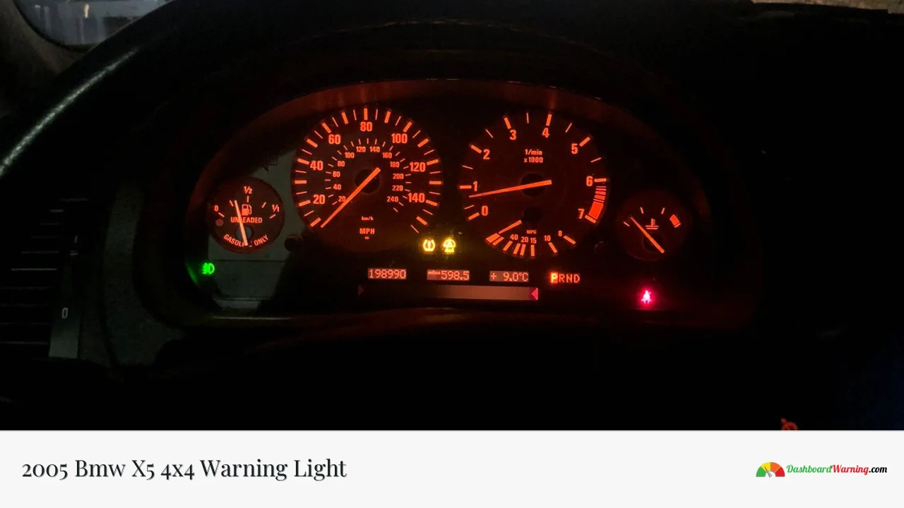 2005 Bmw X5 4x4 Warning Light