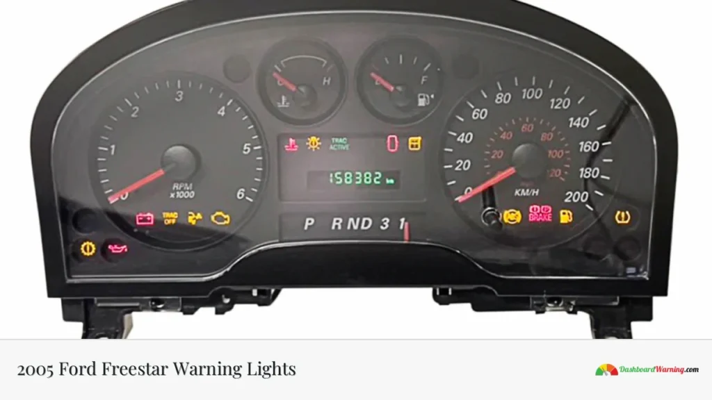 2005 Ford Freestar Warning Lights