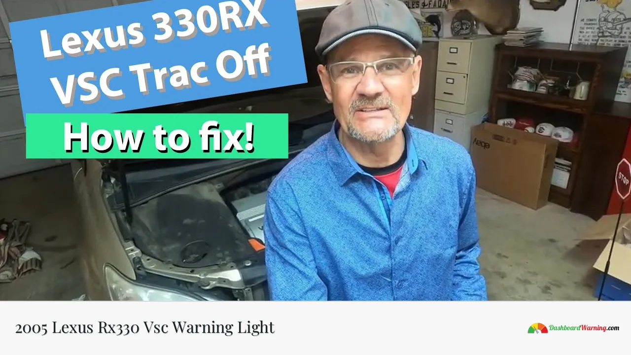 2005 Lexus Rx330 Vsc Warning Light