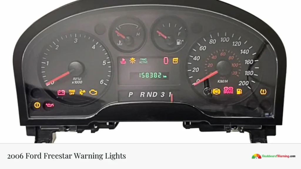 2006 Ford Freestar Warning Lights