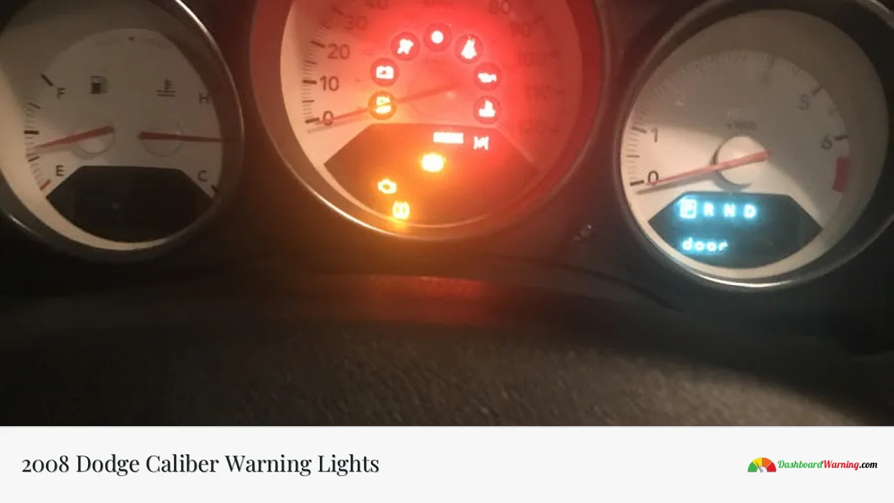 2008 Dodge Caliber Warning Lights