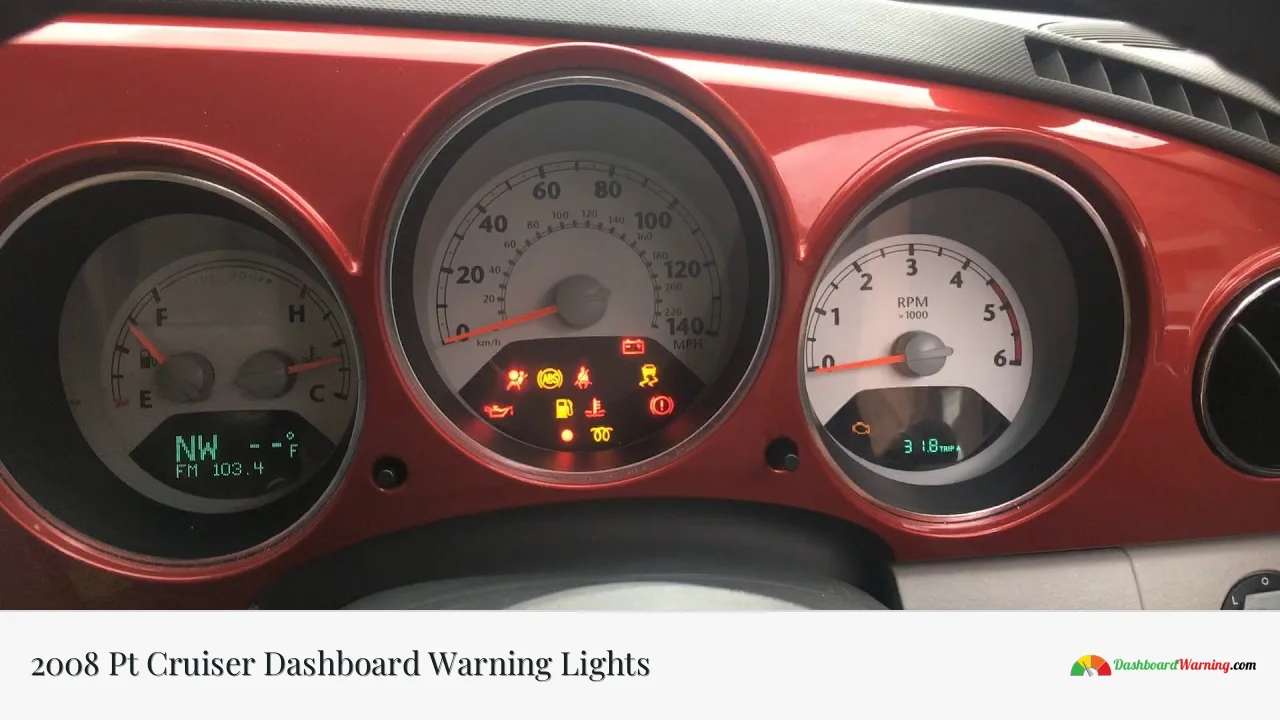 2008 Pt Cruiser Dashboard Warning Lights