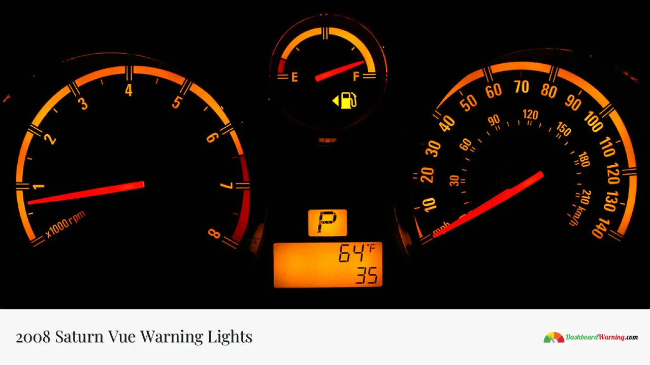 2008 Saturn Vue Warning Lights