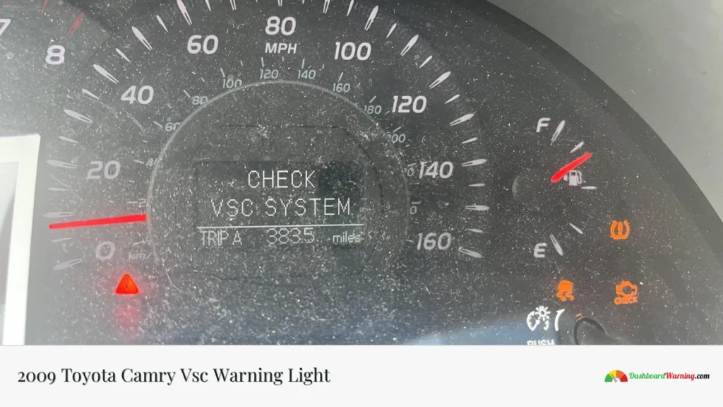 2009 Toyota Camry Vsc Warning Light