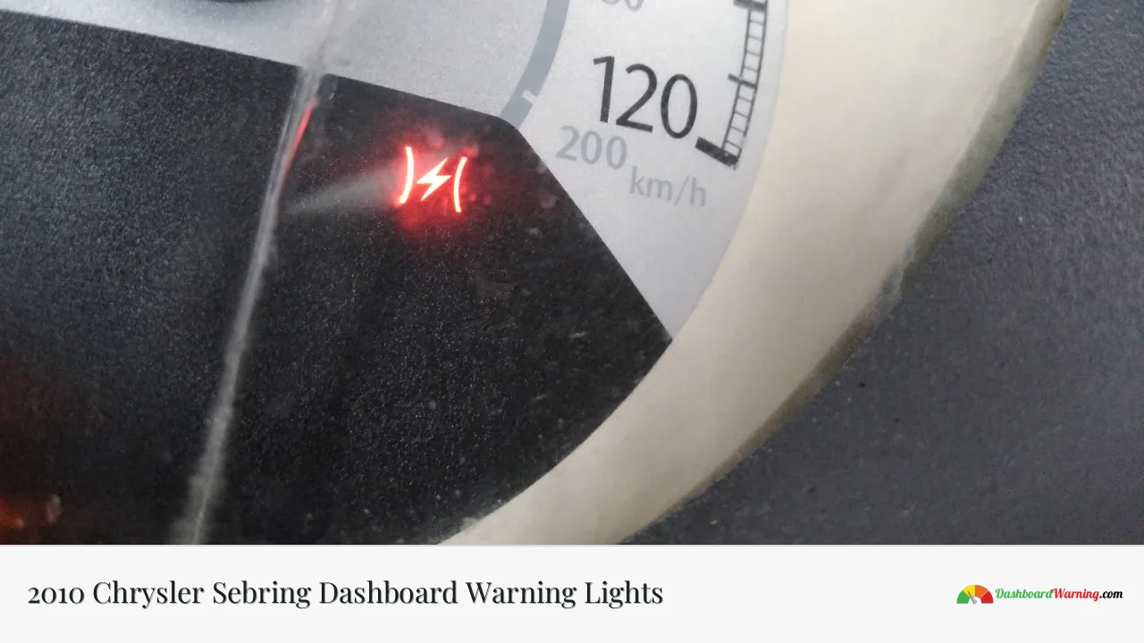 2010 Chrysler Sebring Dashboard Warning Lights