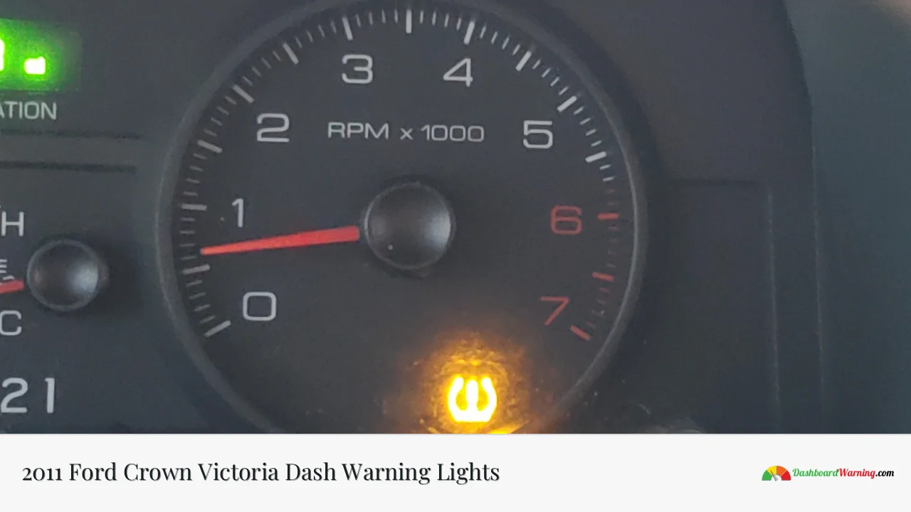 2011 Ford Crown Victoria Dash Warning Lights