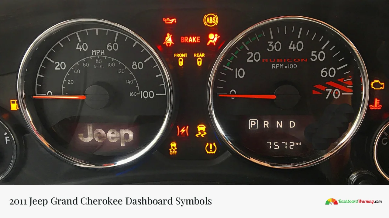 2011 Jeep Grand Cherokee Dashboard Symbols