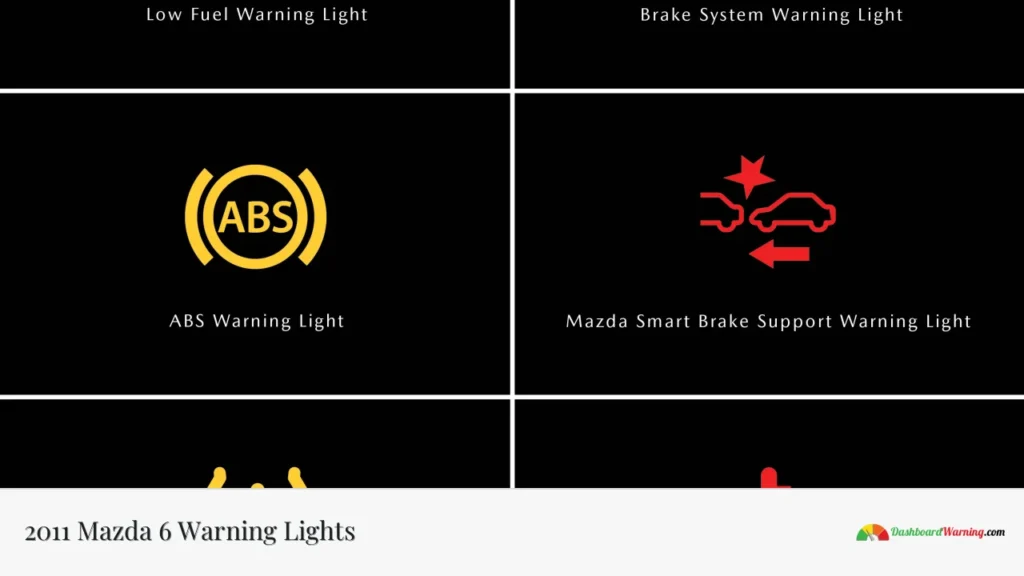 2011 Mazda 6 Warning Lights