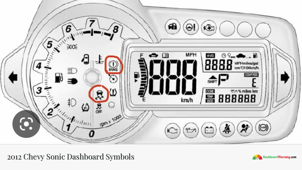 2012 Chevy Sonic Dashboard Symbols