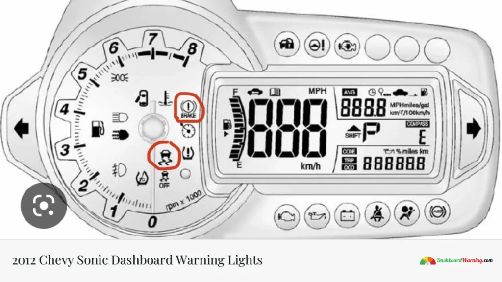 2012 Chevy Sonic Dashboard Warning Lights