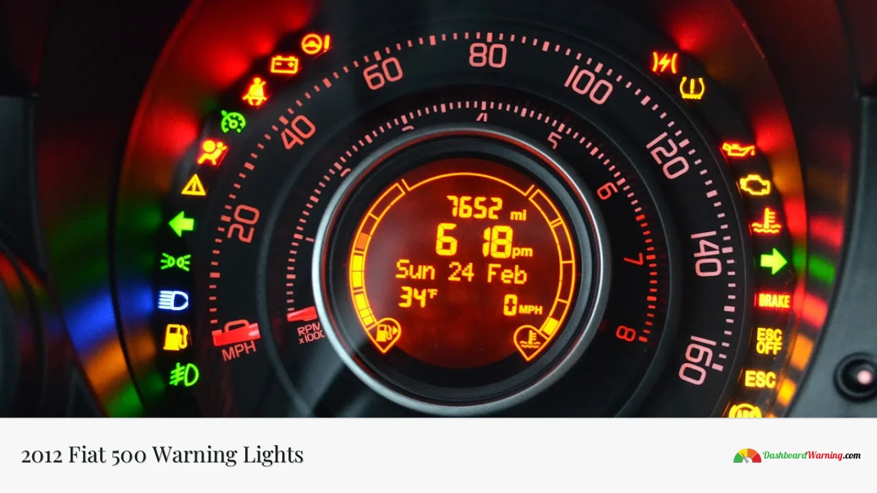 2012 Fiat 500 Warning Lights