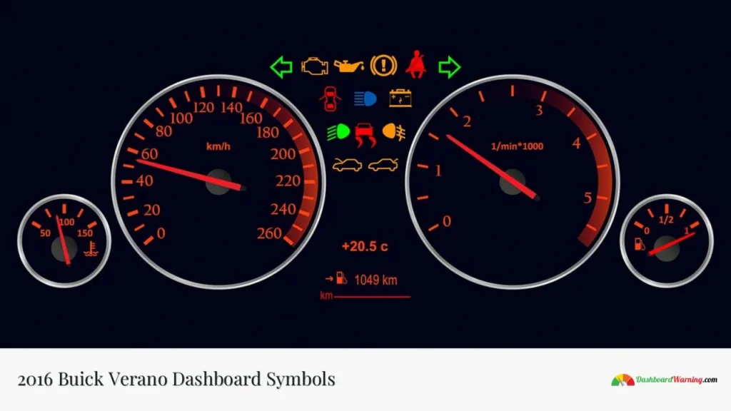 2016 Buick Verano Dashboard Symbols