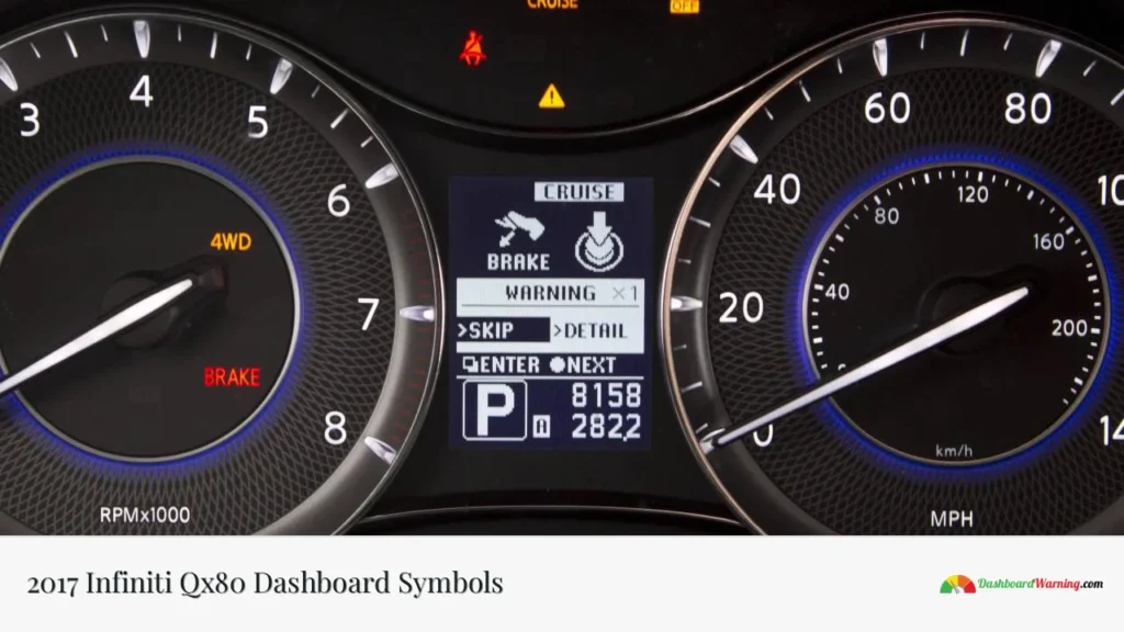 2017 Infiniti Qx80 Dashboard Symbols