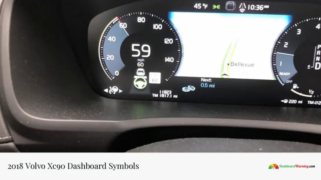 2018 Volvo Xc90 Dashboard Symbols