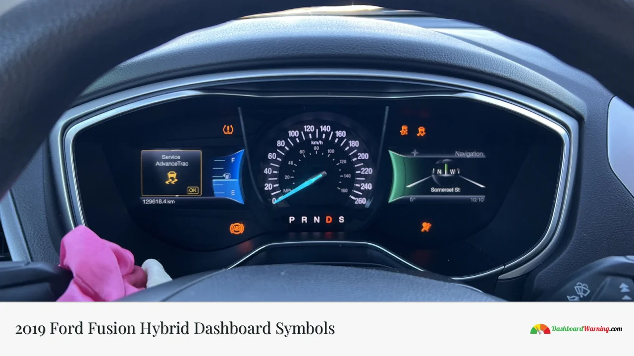 2019 Ford Fusion Hybrid Dashboard Symbols