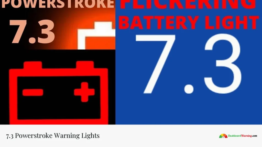 7.3 Powerstroke Warning Lights