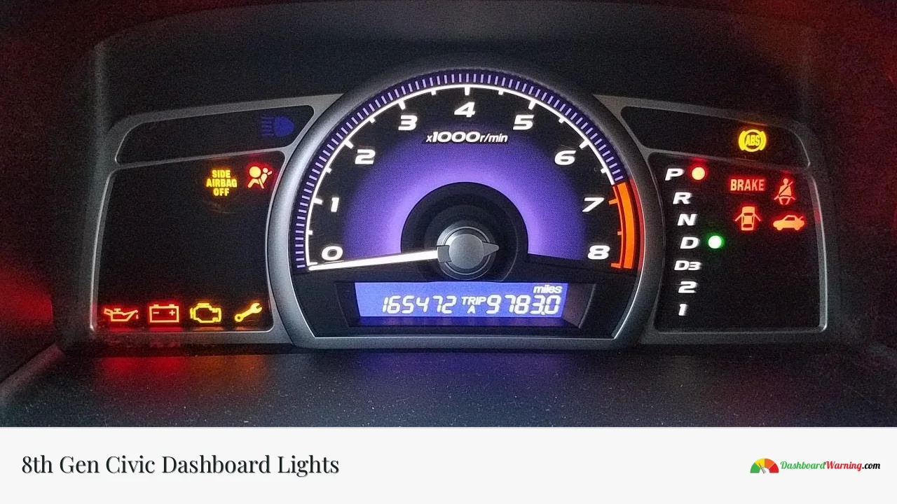 8th Gen Civic Dashboard Lights