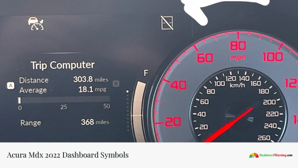 Acura Mdx 2022 Dashboard Symbols