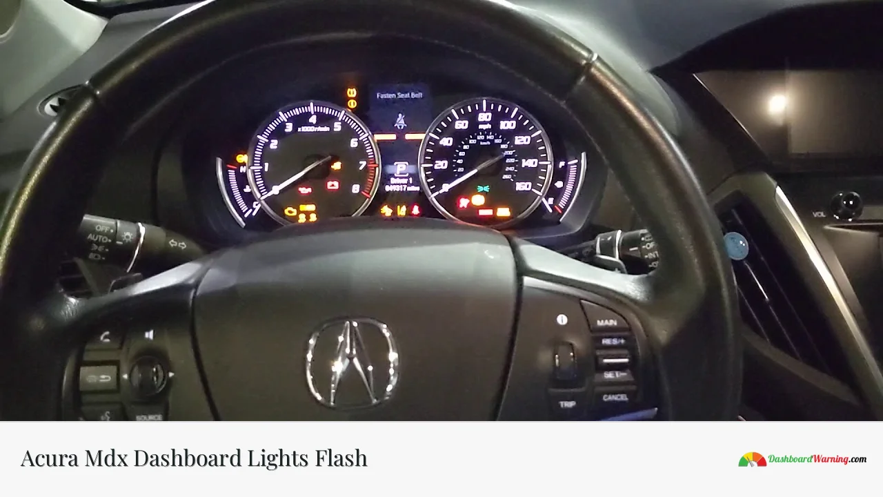 Acura Mdx Dashboard Lights Flash