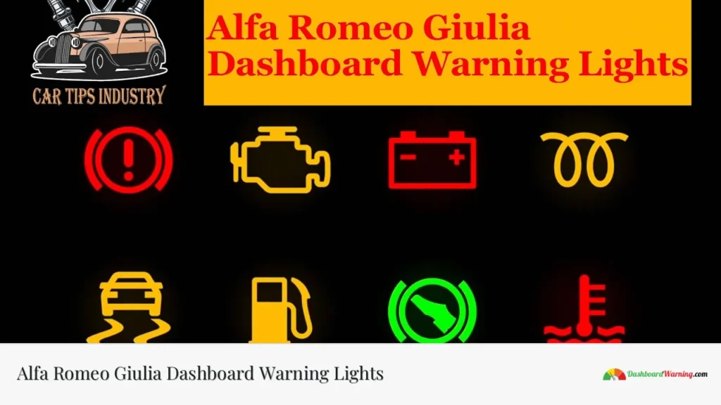 Alfa Romeo Giulia Dashboard Warning Lights