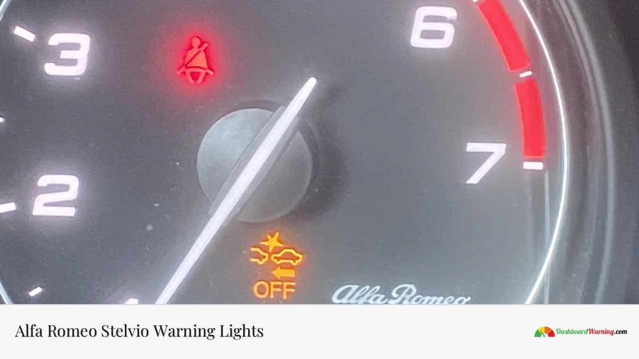 Alfa Romeo Stelvio Warning Lights