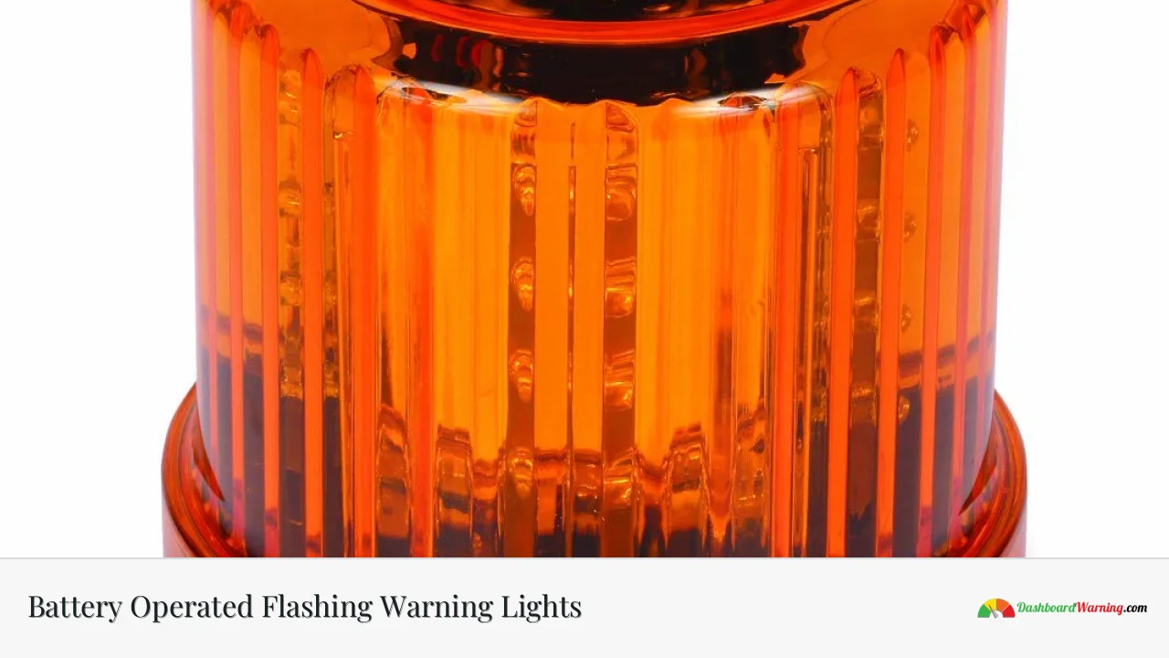 Battery Operated Flashing Warning Lights