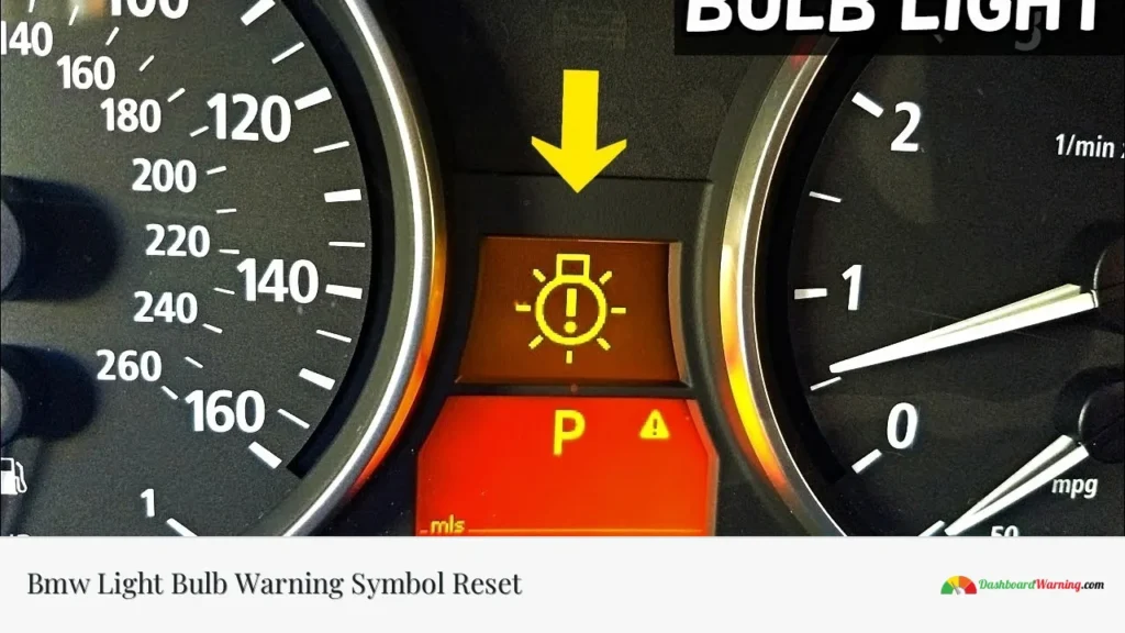 Bmw Light Bulb Warning Symbol Reset