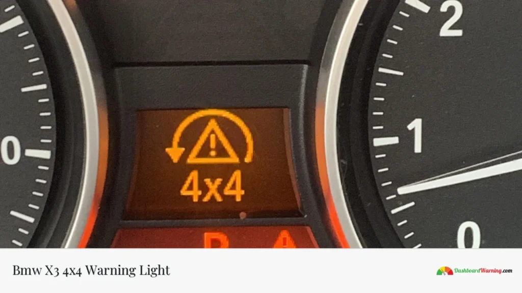 Bmw X3 4x4 Warning Light