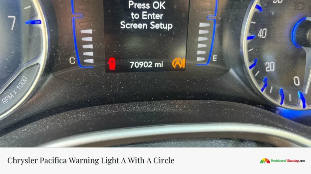 Chrysler Pacifica Warning Light A With A Circle