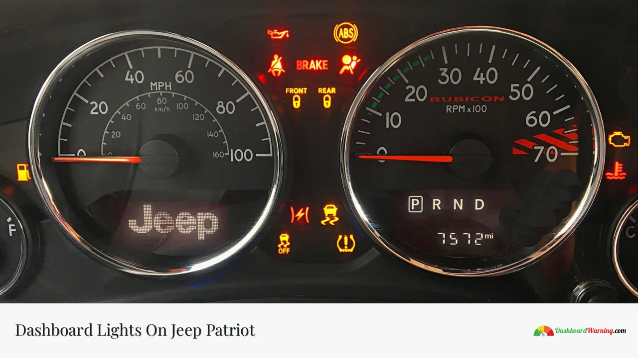 Dashboard Lights On Jeep Patriot