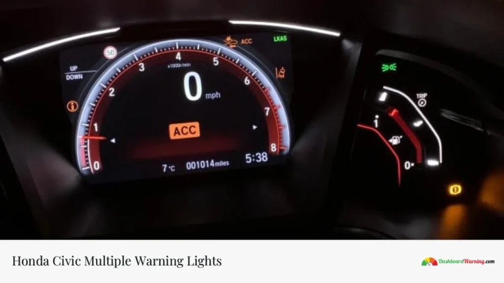 Honda Civic Multiple Warning Lights