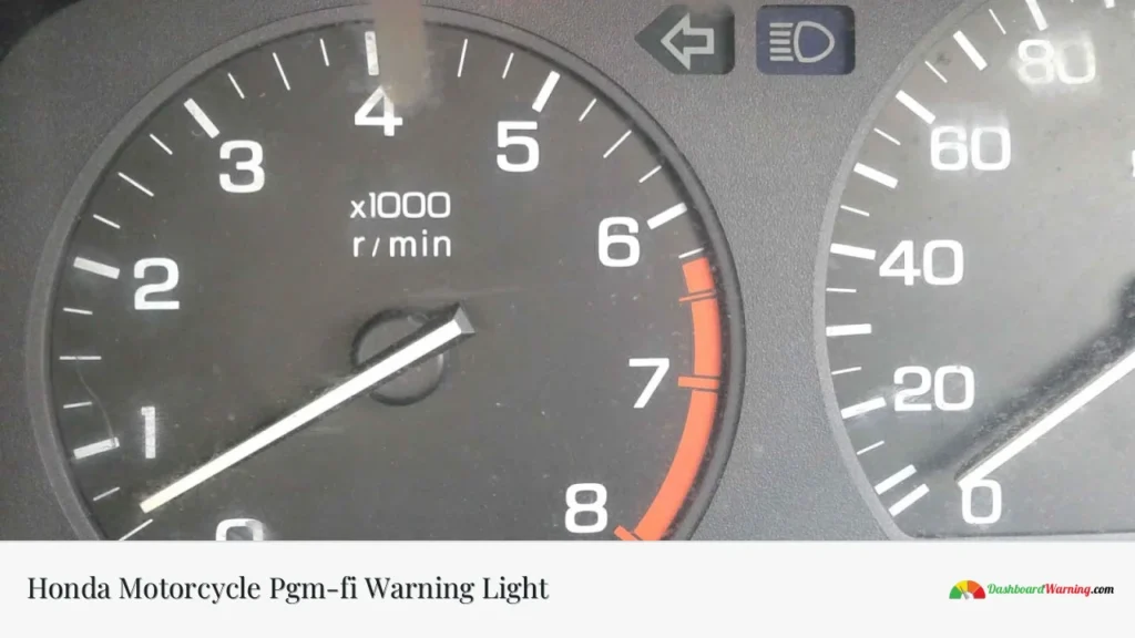 Honda Motorcycle Pgm-fi Warning Light