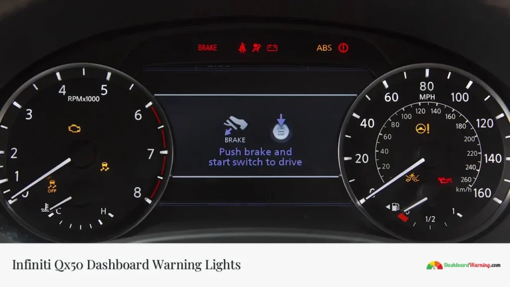 Infiniti Qx50 Dashboard Warning Lights