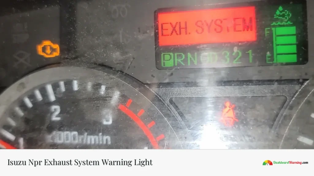 Isuzu Npr Exhaust System Warning Light