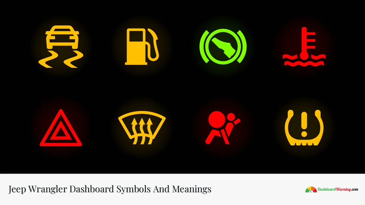 Jeep Wrangler Dashboard Symbols And Meanings