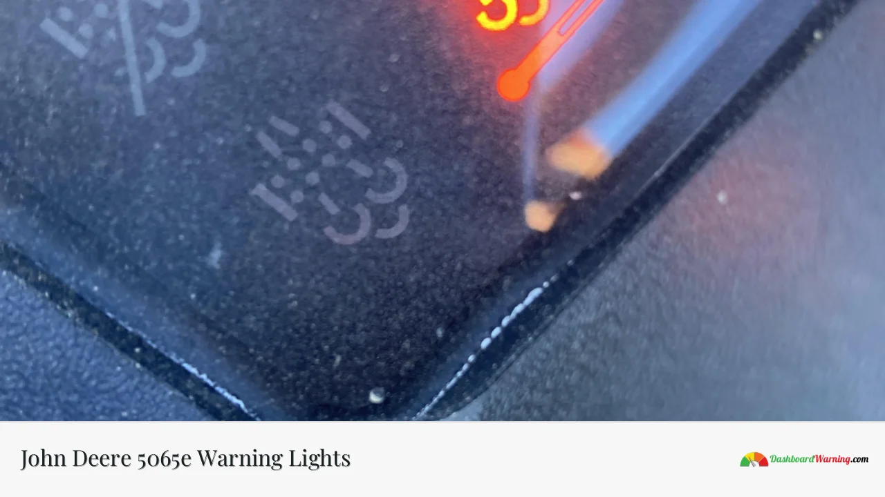 John Deere 5065e Warning Lights